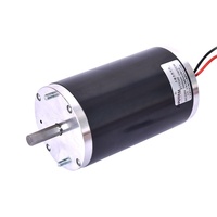 Moteur à aimant permanent haute vitesse 77 mm DC 220 V 200 W, vitesse variable, réversible, couple élevé pour équipement industriel