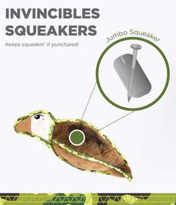 卸売エコフレンドリーデザイナー耐久性のあるナチュラルバルク格安大型噛むインタラクティブぬいぐるみ犬用きしむおもちゃ - Product Image 5