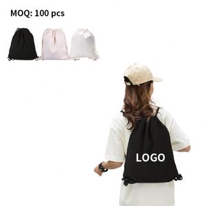 Bolsas con Cordón de Algodón y Lona, con Logotipo Personalizado, para Cursos de Formación Cultural y Creativa, Publicidad - Product Image 4