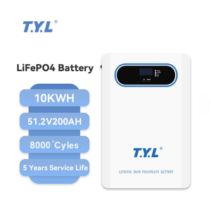 T.Y.L. 10kWh 51.2V 壁挂式磷酸铁锂电池，用于住宅太阳能储能 - Product Image 3