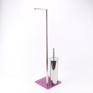 <span class=keywords><strong>Porte</strong></span>-<span class=keywords><strong>rouleau</strong></span> de papier <span class=keywords><strong>toilette</strong></span> en acier inoxydable chromé <span class=keywords><strong>et</strong></span> support de <span class=keywords><strong>brosse</strong></span> pour salle de bain - Product Image 6