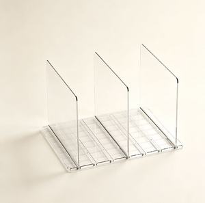 Séparateur d'armoire en <span class=keywords><strong>acrylique</strong></span> réglable, étagère amovible, organisateur de placard pour le rangement et le tri de sacs, vaisselle et cosmétiques - Product Image 2