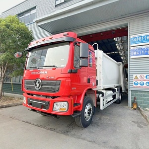 Camion à ordures compacteur diesel Shacman L3000 4x2, 16000 litres, transmission manuelle - Product Image 3