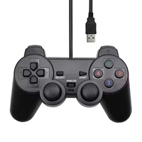 PC-208 manette de jeu filaire USB Joystick pour PC ordinateur portable Arcade Vibration Gamepad pour PC Gaming Controle