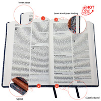 Bible espagnole Reina Valera 1960 Letra Gigante avec couverture en tissu personnalisée, meilleur prix, estampille dorée, grand format