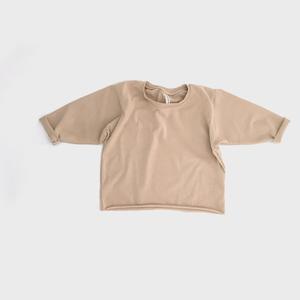 Vêtements neutres pour bébés, t-shirt ample à manches longues en jersey de coton, short assorti pour bébé, tenue en deux pièces pour bébé, automne - Product Image 5