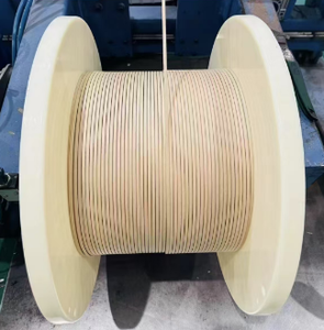 Mật độ công suất cao tùy chỉnh 130 ℃ giấy bao phủ dây đồng phẳng Kraft cách điện đồng phẳng dải dây dẫn cho máy biến áp - Product Image 3