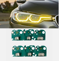 63117419615 63117419610 Kit de Módulos de Luces LED de Circulación Diurna Amarillo Limón para BMW Serie 3 2015-2018 F30 F35