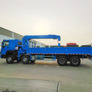 Camión de Carga Usado Sinotruk HOWO 8x4 con Grúa Montada, Grúa Telescópica Hidráulica de 6 Toneladas y 8 Toneladas - Product Image 5