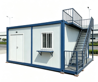 Unité modulaire préfabriquée isolée en kit pour bureau de chantier / poste de sécurité / entrepôt de chantier