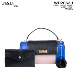 QAZA 2024 nouveau <span class=keywords><strong>sac</strong></span> fourre-tout décontracté mode PU matériel motif d'épissage <span class=keywords><strong>sac</strong></span> pour femmes - Product Image 5