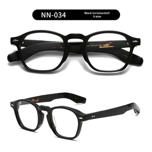 Montura de Gafas de Diseño Personalizado con Logotipo, de Lujo, Retro, de Moda, de Acetato Grueso, Montura Óptica para Gafas - Product Image 2