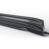 Panneaux de bas de caisse en carbone sec haute brillance préimprégné, accessoires de carrosserie Aerokit pour Porsche Panamera 976