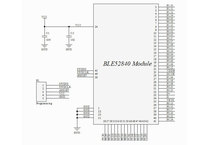 Módulo Blue Tooth 5,0 Ble para Módulo de controlador de hogar inteligente, módulo Ble de precio bajo, multiprotocolo nórdico NRF52840