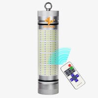 Lumières LED pour appâts de pêche sous-marins rechargeables étanches IP68 100W/200W/300W Vert Blanc Bleu 30m Éclairage Pêche en eau profonde
