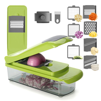 Nieuwe Aankomsthandleiding Keukenapparaat Alles In 1 Handheld Groentechopper Uiensnijder Aardappelfruitsnijder
