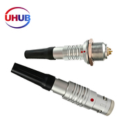 Boîtier en cuivre robuste FGG/EGG.2K 6 broches 6A/10A IP68 étanche, contacts dorés, prise aviation pour connexions de fils