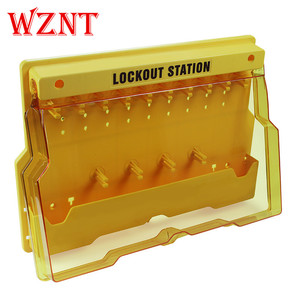 NT-LG02S chìa khóa mở khóa nhựa PC 10 Khóa OSHA an toàn khóa trạm tag ra với an toàn Bìa - Product Image 6