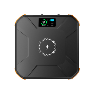 Batterie externe solaire 25000 mAh avec charge sans fil 15W, étanche et écran LED pour le camping en extérieur et les voyages en avion - Product Image 1
