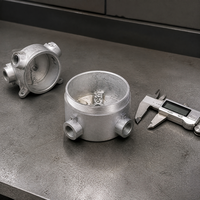 Pièces de boîtier de jonction métallique sur mesure, boîtier de capteur anti-explosion en aluminium moulé sous pression de précision, usinage CNC