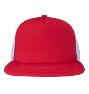 Casquette de camionneur 5 panneaux en mousse marron personnalisée avec broderie de logo à la mode en tissu maillé pour l'extérieur ou une utilisation décontractée - Product Image 2