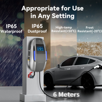 Chargeur Wallbox EV 7kW 22kW Smart Type 2 Plug WiFi RFID OCPP IP65