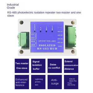 Répéteur de concentrateur RS485 de qualité industrielle, deux maîtres, un esclave, PH-6021 (ZC), tampon, isolation photoélectrique, cache, Modbus, vitesse de transmission USB - Product Image 4