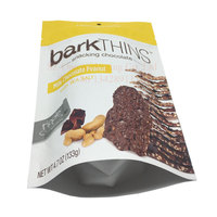 Sac d'emballage de poudre de chocolat, de qualité alimentaire, fait sur mesure, étanche à l'humidité, aluminium pour snacks, sachet d'emballage pour bar