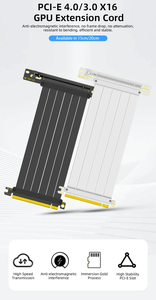 15/20cm Tốc độ đầy đủ 3.0 PCIe X16 Riser Cáp <span class=keywords><strong>Card</strong></span> đồ họa mở rộng cáp GPU PCI-E linh hoạt bảo vệ Extender - Product Image 6
