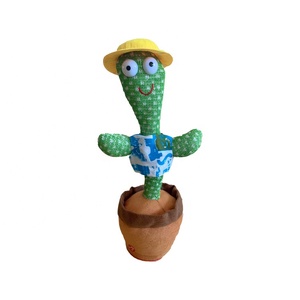 無料サンプル売れ筋サボテンぬいぐるみ120英語の歌サボテンのおもちゃを話すことを学ぶ卸売 - Product Image 6