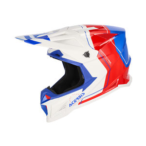 Casco da Moto Bitter Offroad T711 Blu con Tecnologia in Fibra Composita - Product Image 1