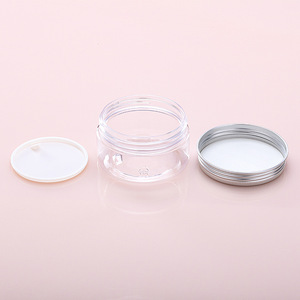 Frascos de almacenamiento de PET de plástico transparente con logotipo personalizado de 2 <span class=keywords><strong>oz</strong></span> a 16 <span class=keywords><strong>oz</strong></span> de grado alimenticio y cosméticos para almacenamiento de mascotas con tapas de rosca - Product Image 3