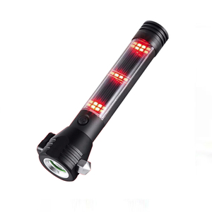 Siêu Sáng Năng Lượng Mặt Trời An Toàn Điện Búa Cắt Cảnh Báo Ánh Sáng Đa Chức Năng Khẩn Cấp Ánh Sáng Năng Lượng Mặt Trời <span class=keywords><strong>Torch</strong></span> Đèn Pin - Product Image 1