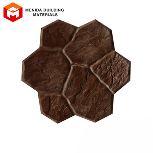 Newly Released Outdoor Decorative SiliconeStamped Concrete Floor <strong>Paving</strong> Molds Outdoor Decorative Molds for Concrete - Product Image 6