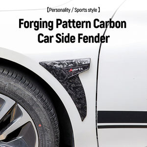 Universal Auto Exterior <strong>Accessories</strong> 2PCS <strong>Car</strong> Fender Side Vents Decal TPU Dart Shape Decorative Stickers - Product Image 3