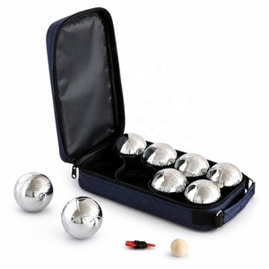 Ensemble <span class=keywords><strong>de</strong></span> boules <span class=keywords><strong>de</strong></span> pétanque professionnelles, 8 boules avec métal protégé contre <span class=keywords><strong>la</strong></span> rouille et sac <span class=keywords><strong>de</strong></span> transport, taille officielle, jeu <span class=keywords><strong>de</strong></span> pelote à balle pour l'extérieur - Product Image 1