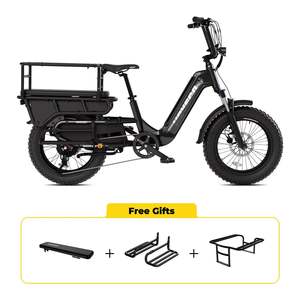 Vélo électrique 2025 dernier modèle, pneus larges, commande au pouce, pour trajets quotidiens - Product Image 5