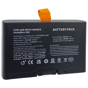 <span class=keywords><strong>Partybox</strong></span> ชุดแบตเตอรี่520ลำโพงพลังสูง21.6V 5000mAh แบตเตอรี่ FG6CELL21700G แบตเตอรี่สำหรับกล่องเสียง4 Partybox520 - Product Image 2