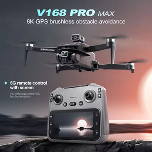 V168 MAX avec écran d'affichage Télécommande GPS Positionnement 8K Dual HD Caméra <span class=keywords><strong>Mini</strong></span> Drone Professionnel Pas Cher Débutant Jouet Cadeaux - Product Image 4