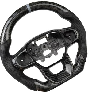 พวงมาลัยฟอร์ด เรนเจอร์ รุ่นโร้ดเชคเกอร์ ทำจากเหล็กกล้าคาร์บอน ดีไซน์สปอร์ต พร้อมตะเข็บเย็บสีแดง ใช้ได้กับรถยนต์รุ่น CLS E Class GLE และรุ่นอื่นๆ - Product Image 3