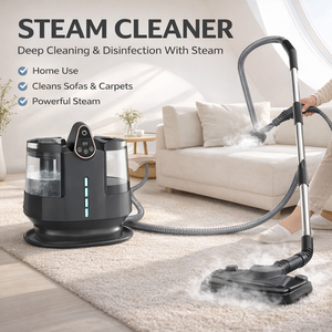 Nettoyeur vapeur haute pression à forte aspiration pour tapis et tissus d'ameublement, élimination des taches d'huile tenaces - Product Image 6