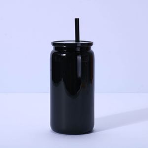 Gobelet en plastique transparent avec couvercle et paille, réutilisable, pour boissons froides, personnalisable avec logo, idéal pour cadeaux promotionnels, événements, vente en gros – En stock - Product Image 6