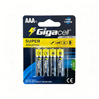 Piles alcalines super puissantes en gros, type AAA 1,5 V AM4 Micro Pile, de haute qualité