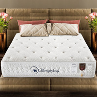 Matelas à ressorts ensachés Queen Size en mousse, roulé, 25 cm, avec tissu, latex et fibre de coco