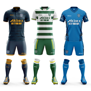 Bộ Áo Đấu Thăng Hoa 100% Polyester Tùy Chỉnh Dành Cho Người Lớn Bộ Bóng Đá Bộ Đồng Phục Bóng Đá Cho Nam - Product Image 3