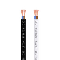 3C-Zertifiziertes Kupfer 2-adriges RVVB Flachkabel 1,5/2,5/4 MM Elektronikdraht Mehradriges Flachstromkabel