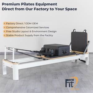 Reformer de Pilates Comercial, Duradero y Ajustable, de Aleación de Aluminio, para Estudio de Yoga, Fitness Profesional con Equilibrio - Product Image 1
