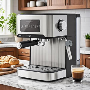 เครื่องชงกาแฟเอสเพรสโซไฟฟ้ากึ่งอัตโนมัติ15bar มืออาชีพระบบการชงสวิตช์อบไอน้ำอลูมิเนียมสำหรับ RV และรถยนต์ - Product Image 4