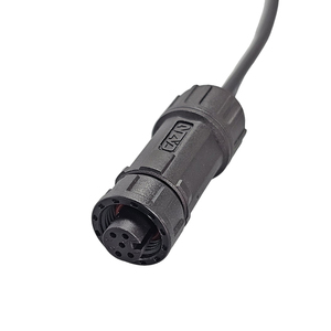 مقبس E7 مستقيم قابل للتثبيت موصل دائري مقاوم للماء من النوع Bayonet