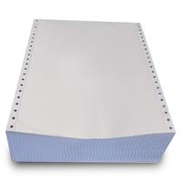 Papel Continuo NCR Marca Baiyuan, 9.5x11 Pulgadas, 2 Capas, Perforado, Sin Carbón, 241x280mm, para Uso Comercial en Oficina, Matriz de Puntos